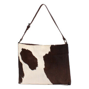 Fendi Shoulder Bag Gusset Porcelain Leather